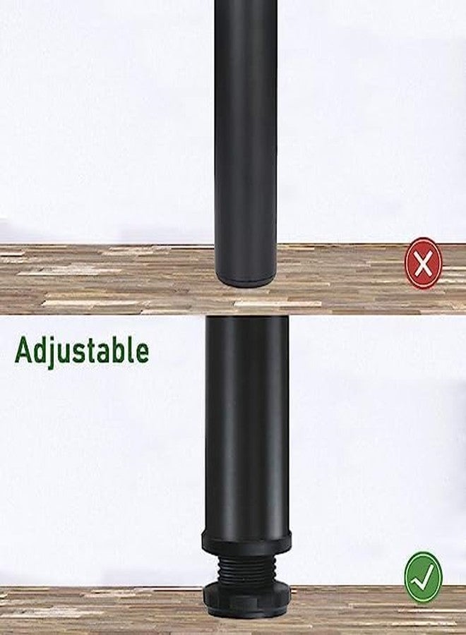Ventuos New Town Adjustable Metal Furniture Legs, 14" Black Bench/Table Legs - Set of 4 Heavy-Duty Adjustable Legs for Coffee Tables, End Tables, Benches & DIY Furniture Projects - Image 5